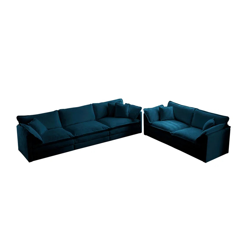 Sofa Set Of 2 Chenille Couch