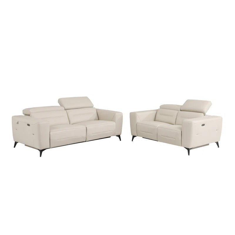 2 - Piece Leather Living Room Set