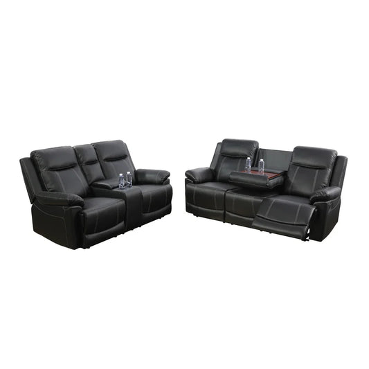 2 - Piece Faux Leather Living Room Set