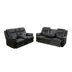 2 - Piece Faux Leather Living Room Set