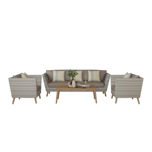 4 Piece Conservatory Living Room Set